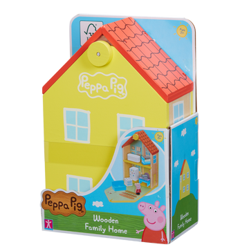 Peppa Pig Wooden Family Home | Toyworld