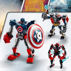 Lego Marvel Avengers Captain America Mech Armour Img 7 - Toyworld