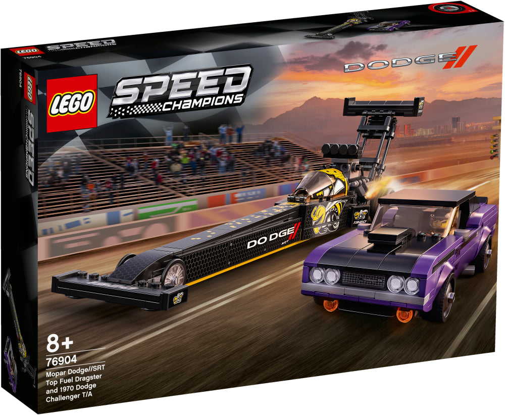 Lego Speed Champions Mopar Dodge Srt Top Fuel Dragster | Toyworld