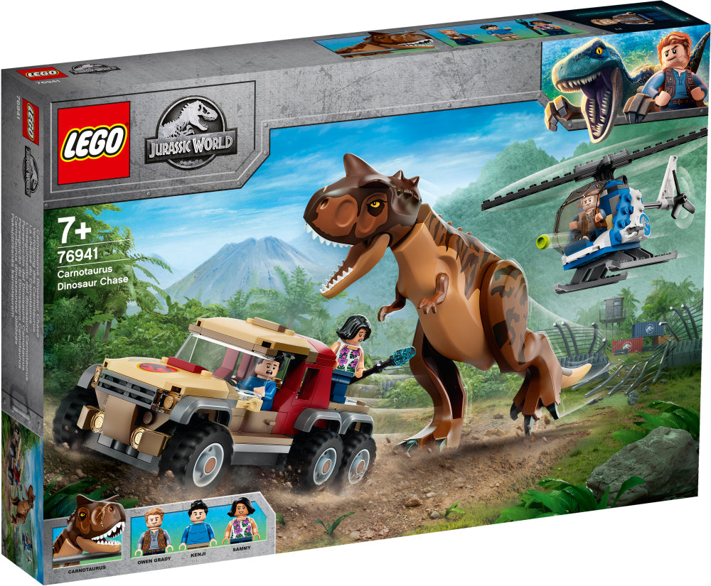 Lego Jurassic World Carnotaurus Dinosaur Chase | Toyworld