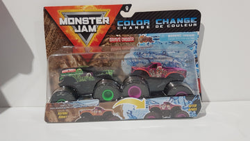 Monster Jam Color Change Grave Digger And Calavera - Toyworld