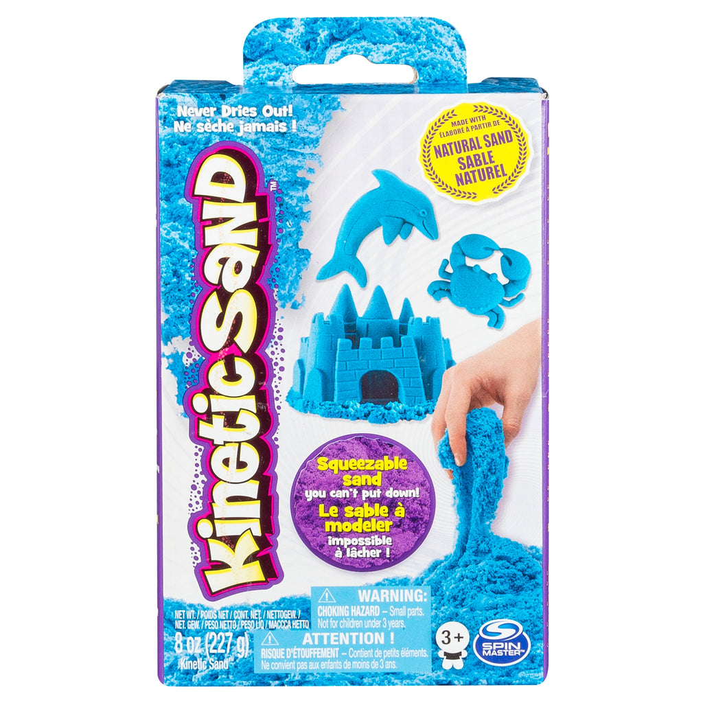 Kinetic Sand Neon Sand Box Blue - Toyworld