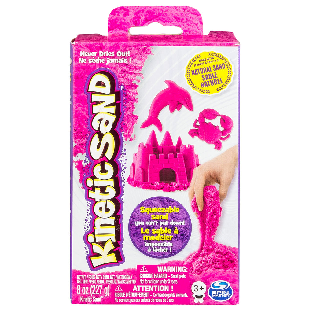 Kinetic Sand Neon Sand Box Pink - Toyworld