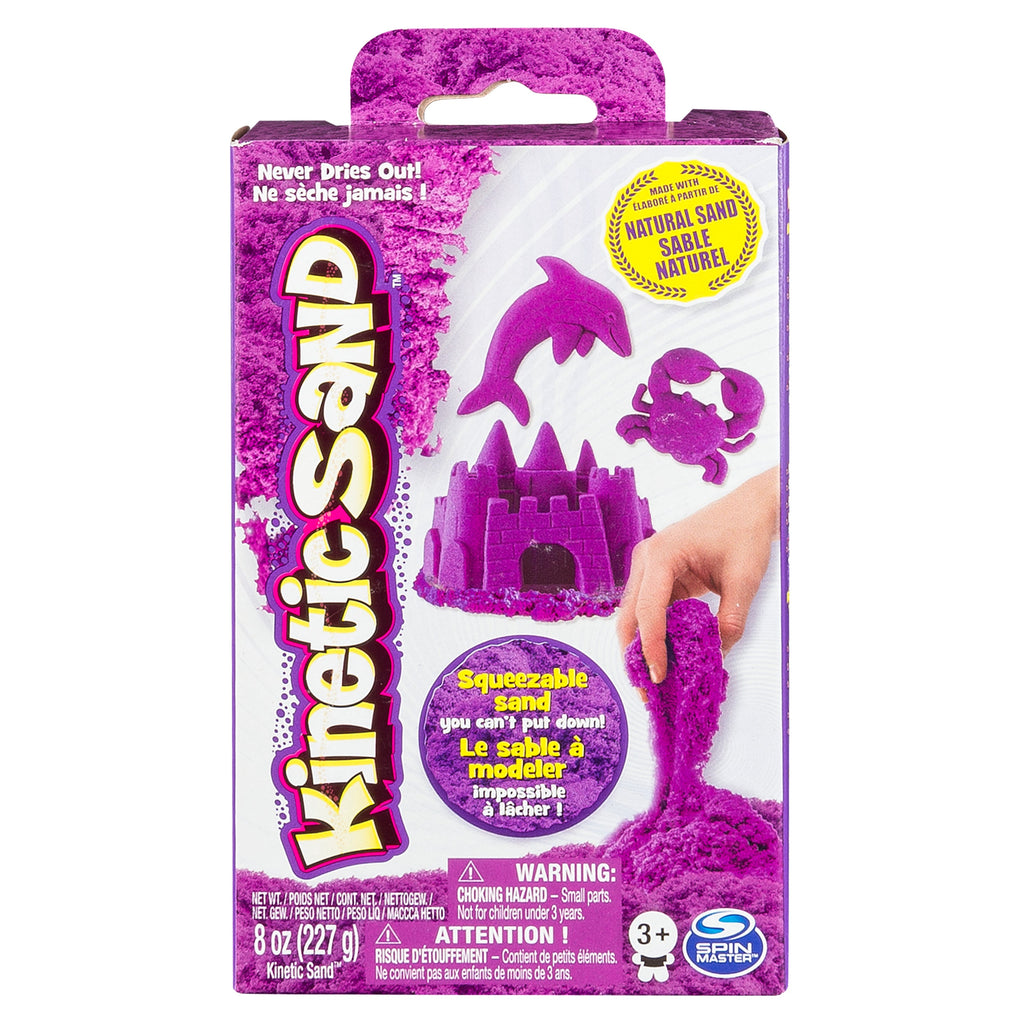 Kinetic Sand Neon Sand Box Purple - Toyworld