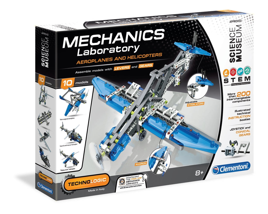 Mechanics Laboratory Aeroplanes & Helicopters - Toyworld