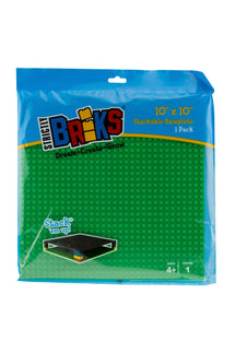 Strictly Briks Single Baseplate Green - Toyworld