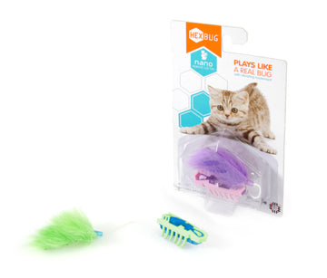 Hexbug Nano Cat Toy Pink & Purple - Toyworld