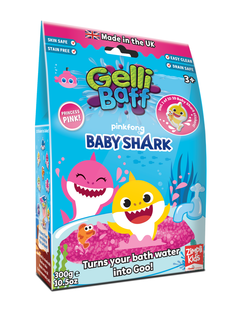 Gelli Baff Pink Baby Shark - Toyworld