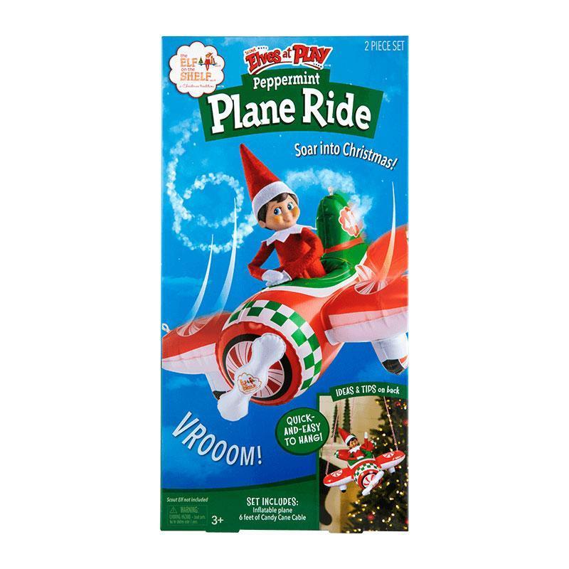 Elves At Play Peppermint Plane Ride | Toyworld