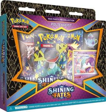 Pokemon Trading Card Games Shining Fates Mad Party Pin Collection - Toyworld