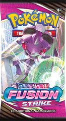 POKEMON TCG SWORD & SHIELD FUSION STRIKE BOOSTER PACK ASSORTED STYLES