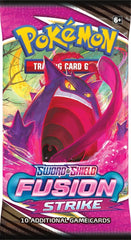 POKEMON TCG SWORD & SHIELD FUSION STRIKE BOOSTER PACK ASSORTED STYLES