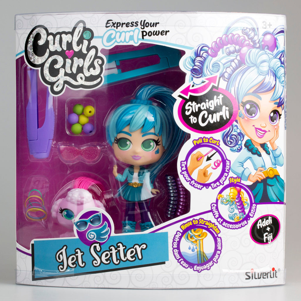 CURLI GIRLS DOLL WITH PET ASSORTED STYLES