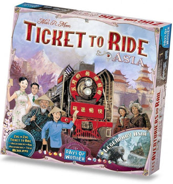 Ticket To Ride Asia Map - Toyworld