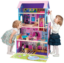 Fashion Doll Wooden House With Furniture 1 - Toyworld