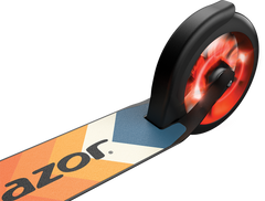 Razor Lux Scooter Orange With Light Up Wheels Img 2 - Toyworld