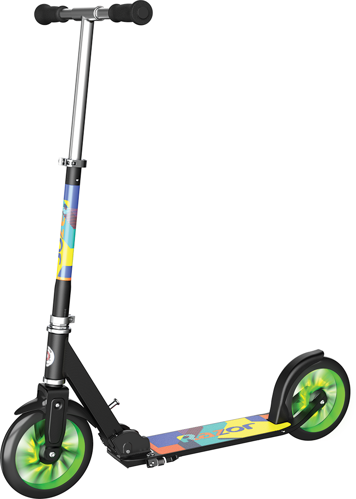 Razor Lux Scooter Green With Light Up Wheels - Toyworld