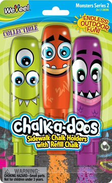 Chalk A Doos 3 Pack Sidewalk Chalk Holders With Chalk - Toyworld