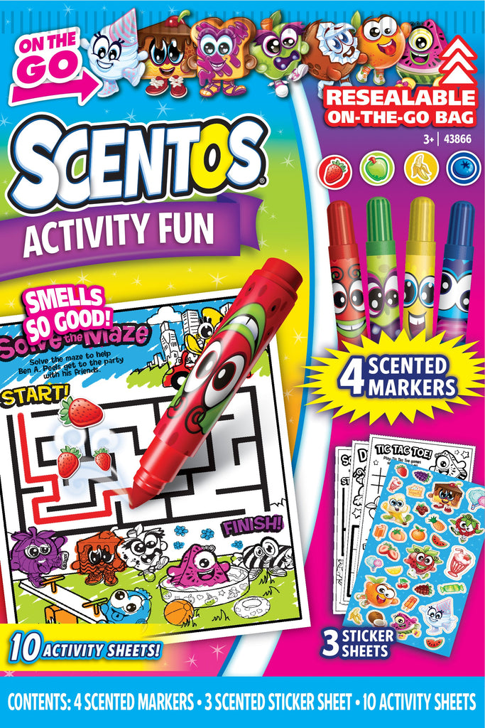 Scentos Scented On The Go Play Pack - Toyworld