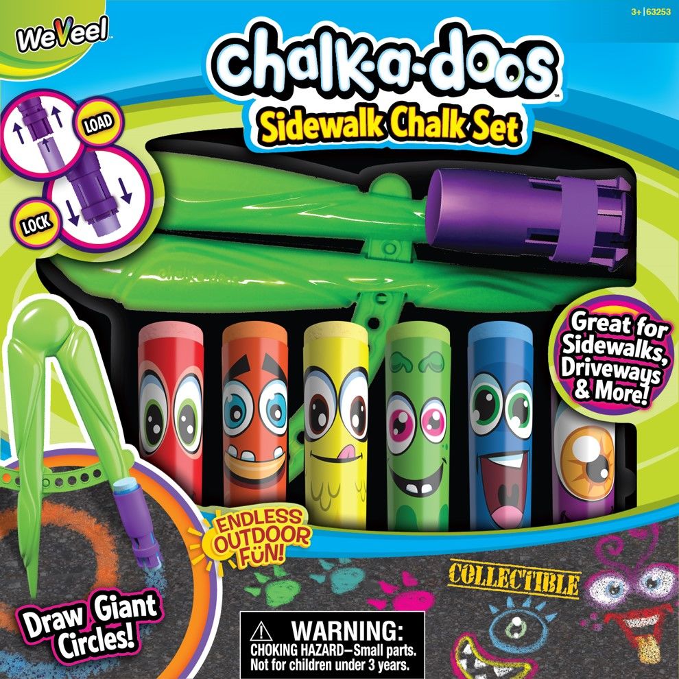 Chalk A Doos 20 Piece Sidewalk Chalk Set - Toyworld