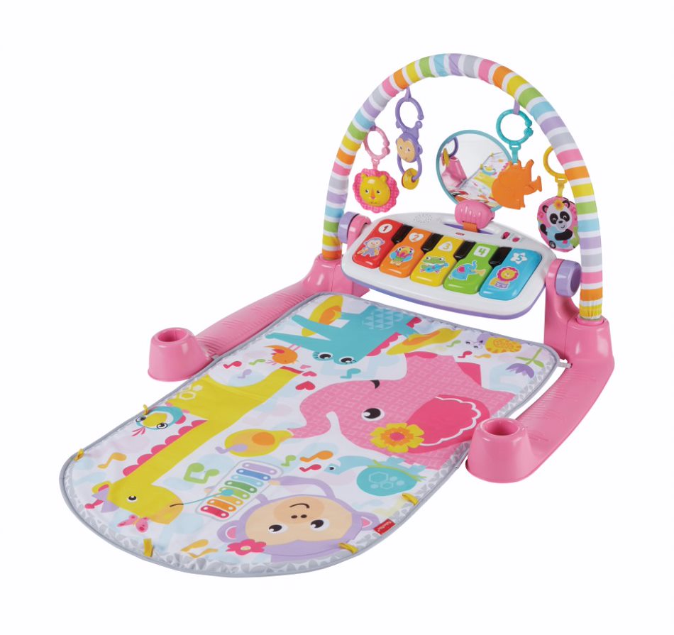 Fisher Price Kick & Play Piano Gym Pink Img 1 - Toyworld