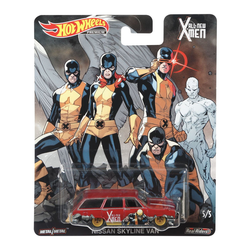 Hot Wheels Pop Culture Vehicle X Men 55 Nissan Skyline Van - Toyworld