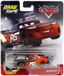 Disney Pixar Cars Xrs Drag Racing Single Nitroade - Toyworld