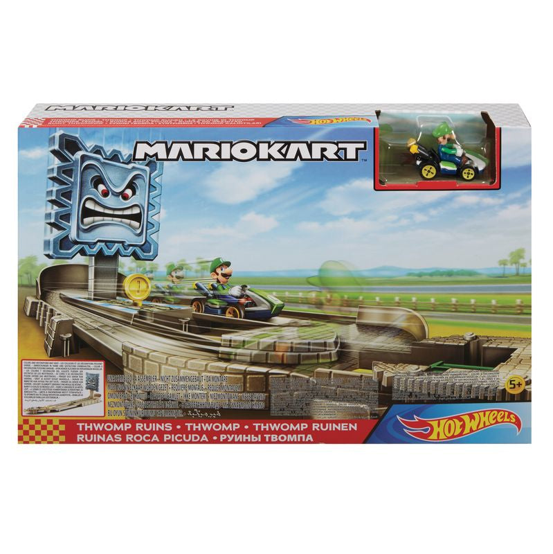 Hot Wheels Mario Kart Thwomp Ruins Playset - Toyworld