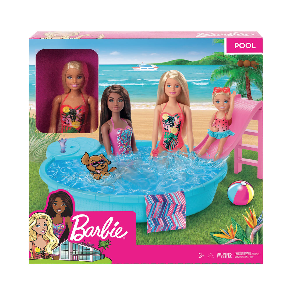 Barbie Estate Pool With Doll - Toyworld