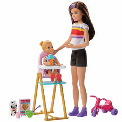 Barbie Skipper Babysitters Inc With High Chair Img 1 - Toyworld