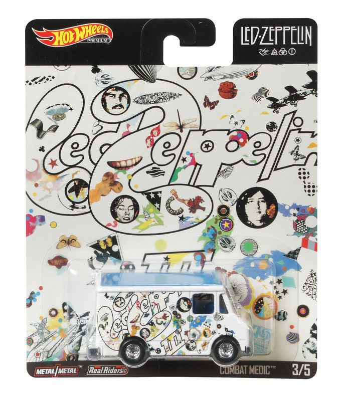 Hot Wheels Pop Culture Vehicle Led Zeppelin 35 Combat Medic - Toyworld