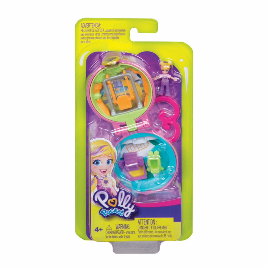 Polly Pocket Compact Playset Pink - Toyworld