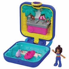 Polly Pocket Compact Playset Blue Img 1 - Toyworld