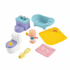 Fisher Price Little People Babies Wash & Go Playset Img 1 - Toyworld