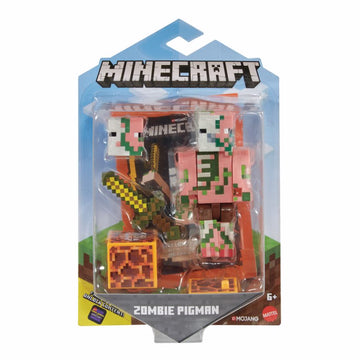 Minecraft 3.25In Comic Mode Figs Zombie Pigman - Toyworld