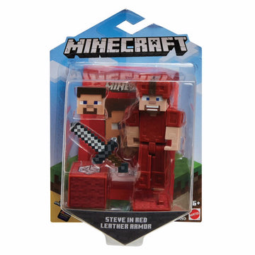 Minecraft Steve In Red Armor - Toyworld