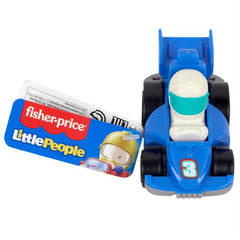 Fisher Price Little People Wheelies Blue Race Car - Toyworld