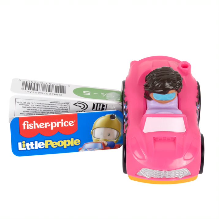 Fisher Price Little People Wheelies Pink Car - Toyworld