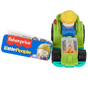 Fisher Price Little People Wheelies Green Tractor - Toyworld