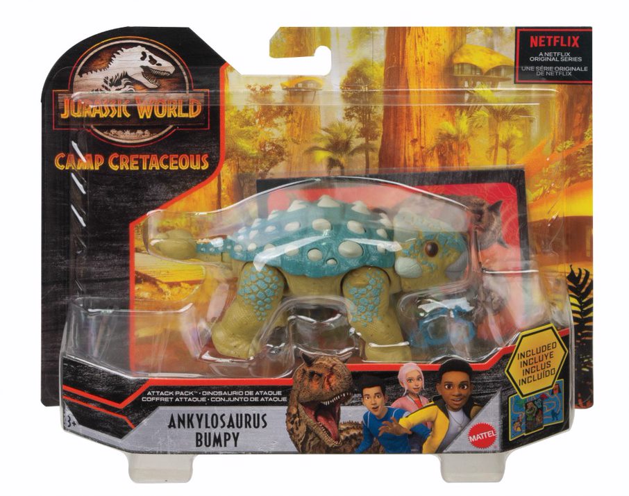 Jurassic World Attack Pack Ankylosaurus Bumpy - Toyworld