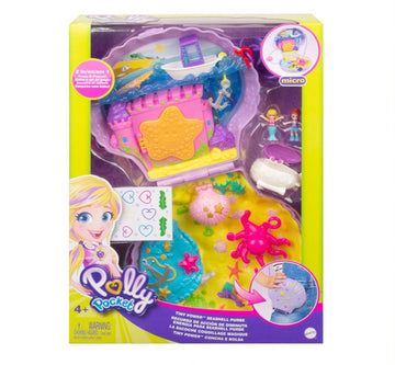 Polly Pocket Large Wearable Compact Tiny Power Shell Purse - Toyworld