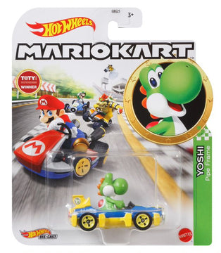 Hot Wheels Mario Kart Yoshi Pipe Frame - Toyworld