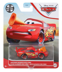 Disney Cars Lightning Mcqueen With Cone - Toyworld