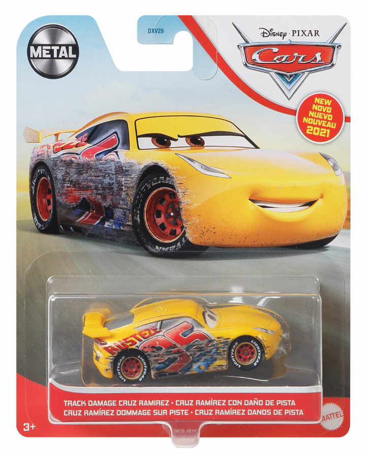 Disney Cars 3 Diecast Track Damaged Cruz Ramirez - Toyworld