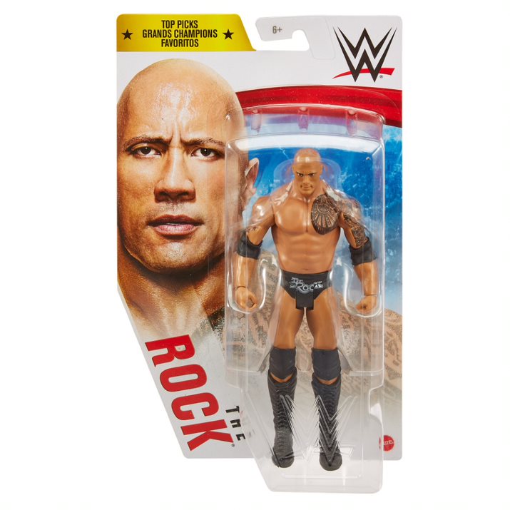 Wwe Top Picks Grand Champions The Rock - Toyworld