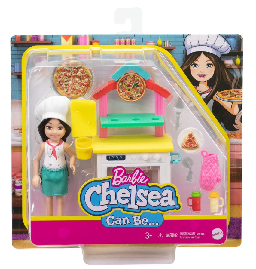 Barbie Chelsea Can Be A Pizza Chef Playset - Toyworld