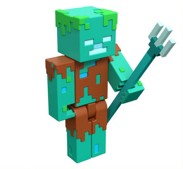 Minecraft Craft A Block Drowned - Toyworld