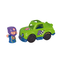 Little People Small Vehicle Green Race Car Img 1 - Toyworld