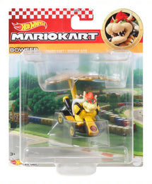 Hot Wheels Mario Kart Bowser Standard Kart And Bowser Kite - Toyworld