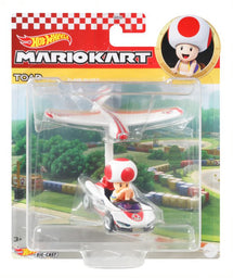 Hot Wheels Mario Kart Toad P Wing And Plane Glider - Toyworld